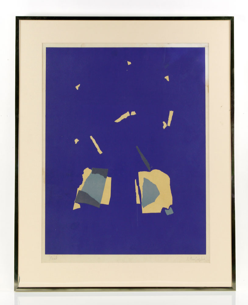 Appraisal: - de Sta l Abstract Lithograph Nicolas de Sta l