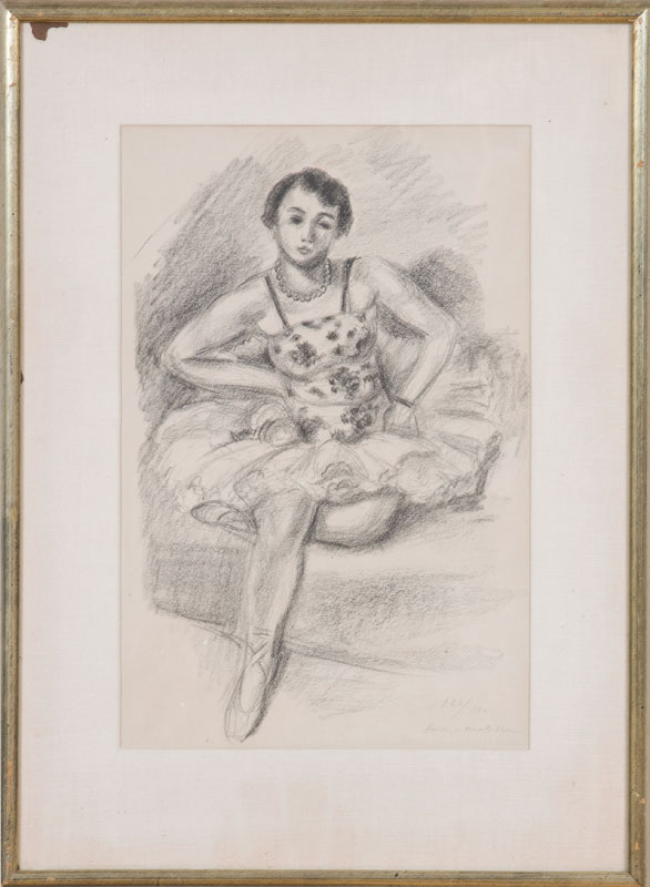 Appraisal: HENRI MATISSE - DANSEUSE ASSISE FROM DIX DANSEUSES Lithograph in