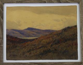 Appraisal: James Moser - Landscape painting Watercolor Signed lower left Sight