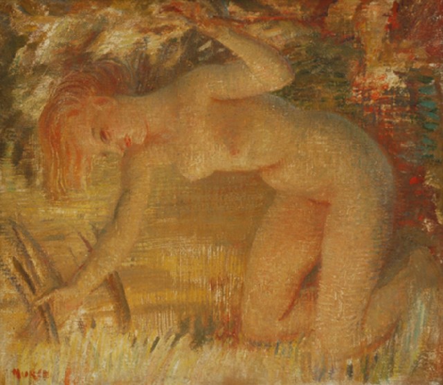 Appraisal: Arthur Murch - Nude Study oil on board signed 'Murch'