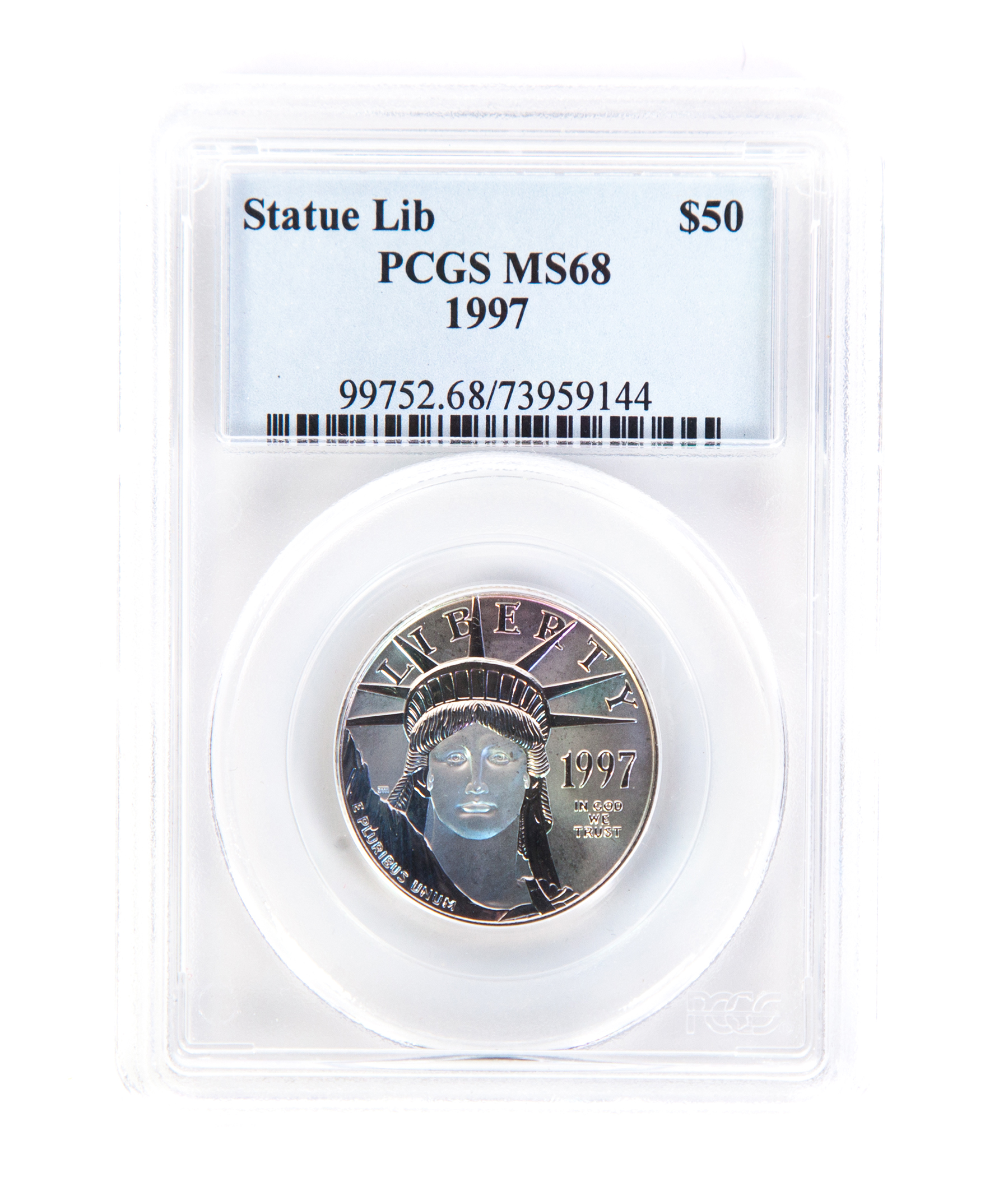 Appraisal: HALF OUNCE PLATINUM EAGLE Statue of Liberty MS PCGS