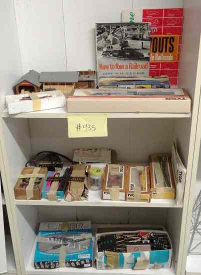 Appraisal: Misc train lot including books track electric trains etc