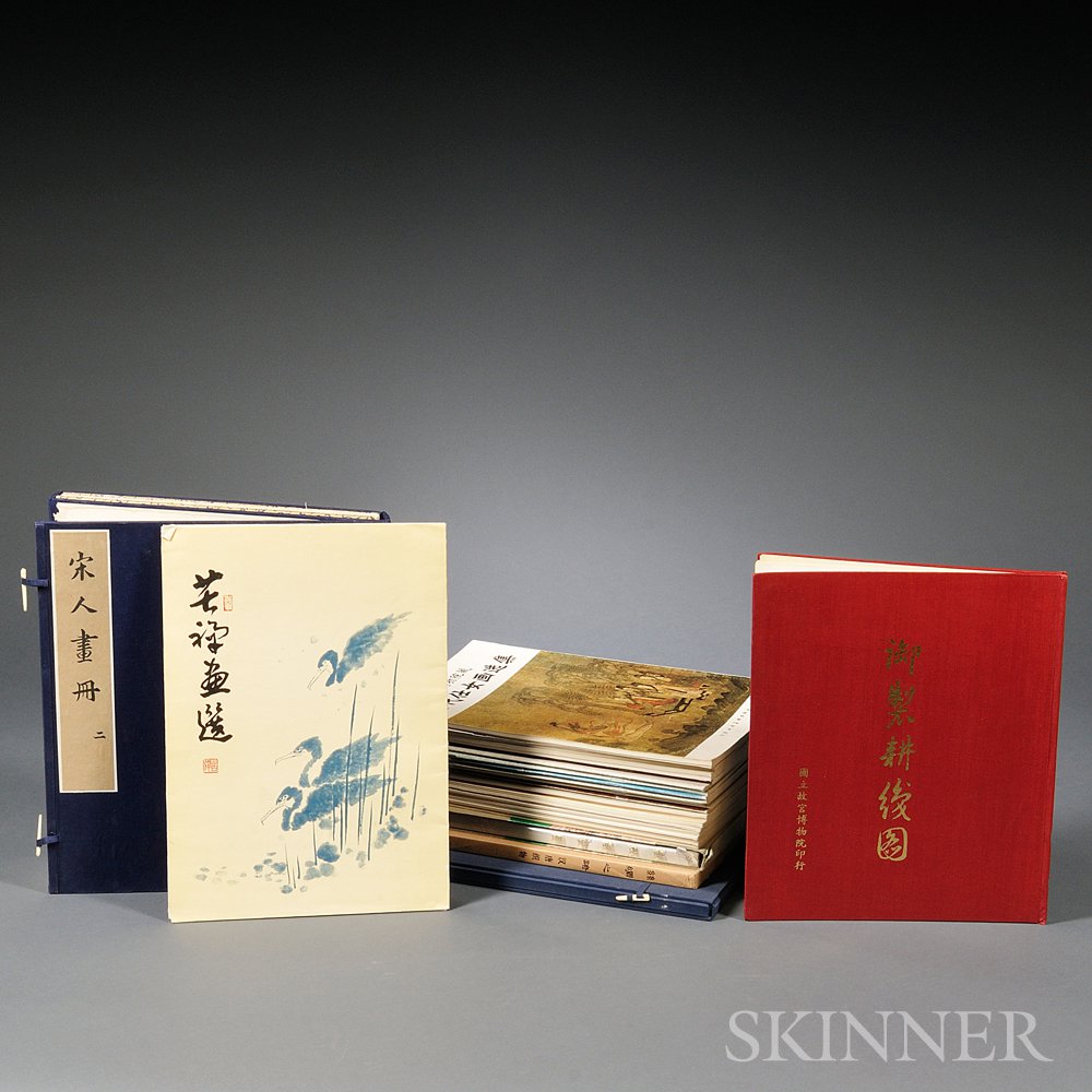 Appraisal: Twenty Eight Books on Chinese Painting Kuchan Li Li Kuchan