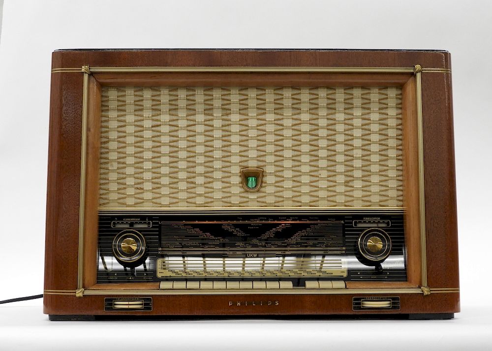 Appraisal: Philips Capella E D AM FM Modern Radio Holland Circa