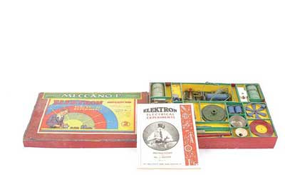 Appraisal: Meccano Elektron Set No with a good selection of original