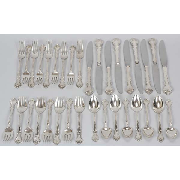 Appraisal: Reed Barton Savannah pattern sterling silver flatware service for pcs