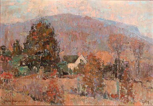 Appraisal: Artist Woodruff Claude Wallace American born Title Autumn in The