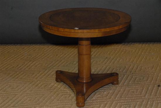 Appraisal: REGENCY STYLE CIRCULAR ADJUSTABLE TABLE H x D