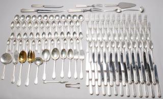 Appraisal: Tiffany Co Sterling Flatware Service for Sterling silver in the