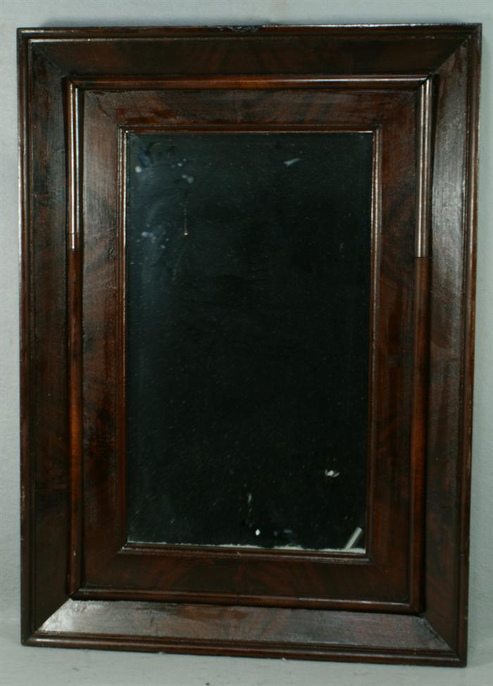 Appraisal: American mahogany Federal wall mirror with molded solid frame repalced