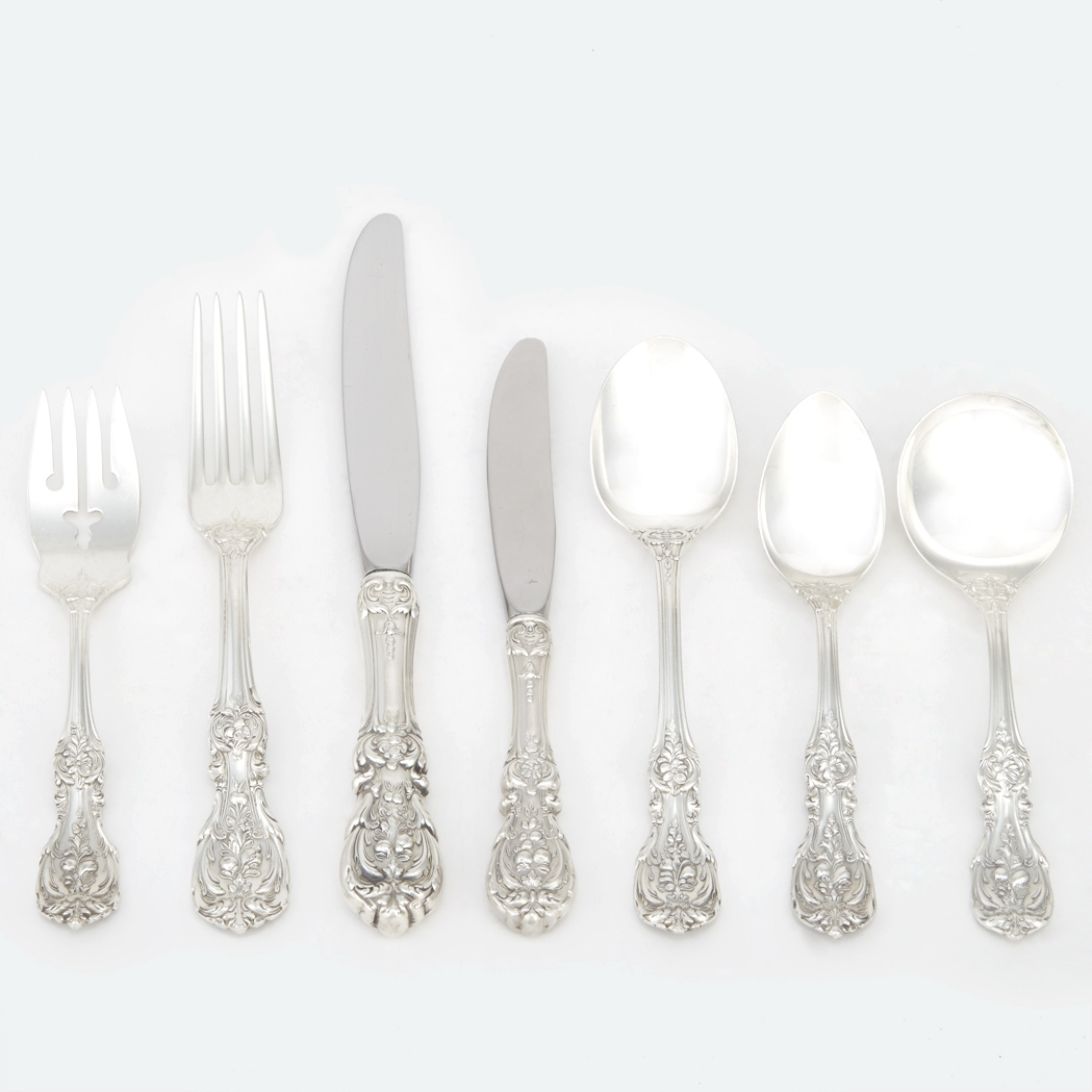 Appraisal: Reed Barton Sterling Silver Flatware Service In the Francis st