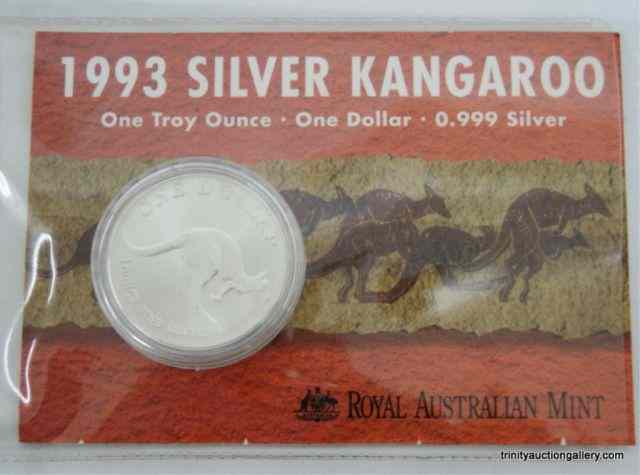 Appraisal: Silver Australian Kangaroo oz Bullion CoinThis is a Australian Fine