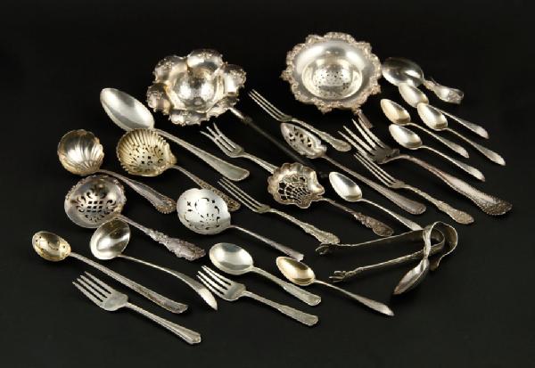 Appraisal: - Lot of Table Pieces Silver Lot of assorted sterling