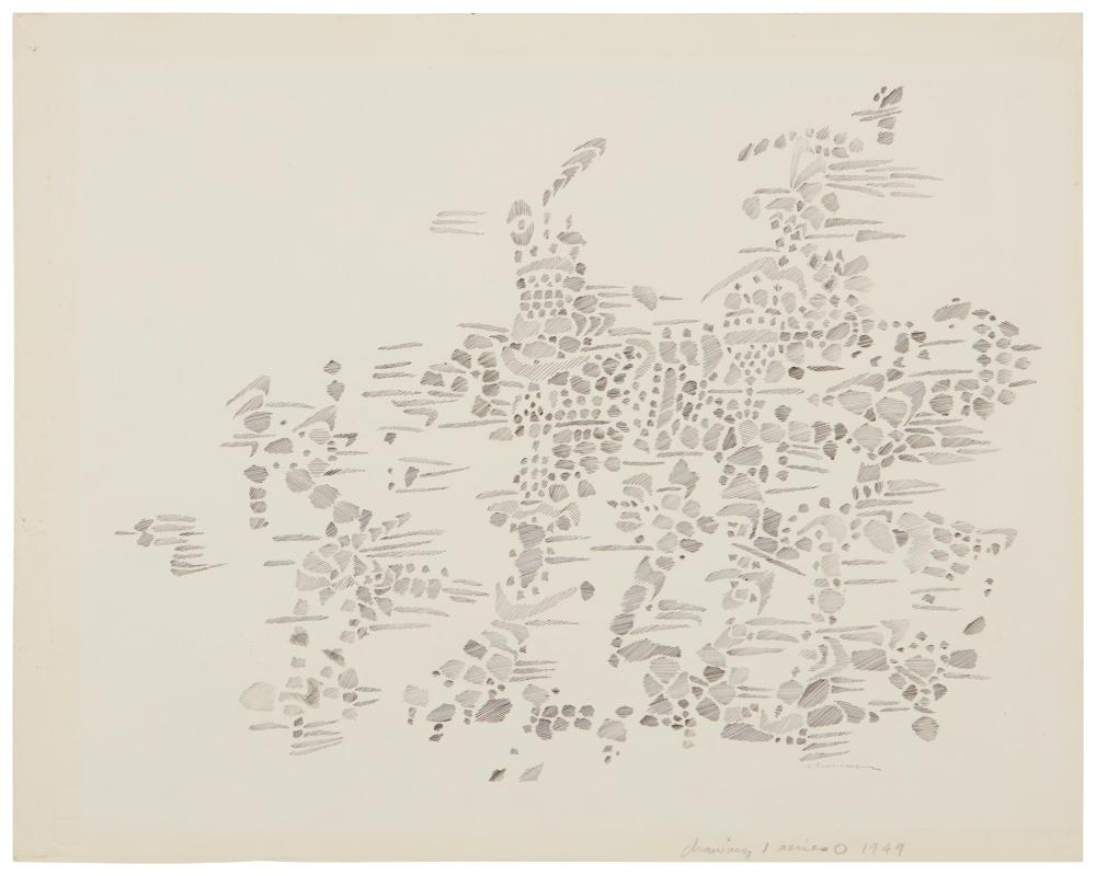 Appraisal: Lee Mullican - American Drawing I Series O Pen and