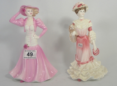 Appraisal: Coalport Figure from the Ladies of Fashion Series Summer Romance