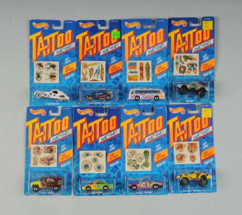 Appraisal: Lot of Mattel Hot Wheels Tattoo Machines Description Includes various