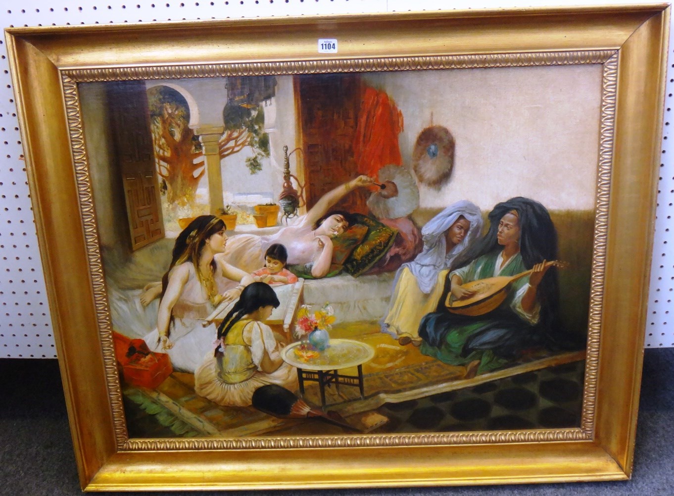 Appraisal: Orientalist School late th century A family group in an