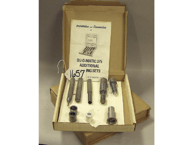 Appraisal: Du-o-matic Additional Tooling Set for the Du-o-matic GA new in