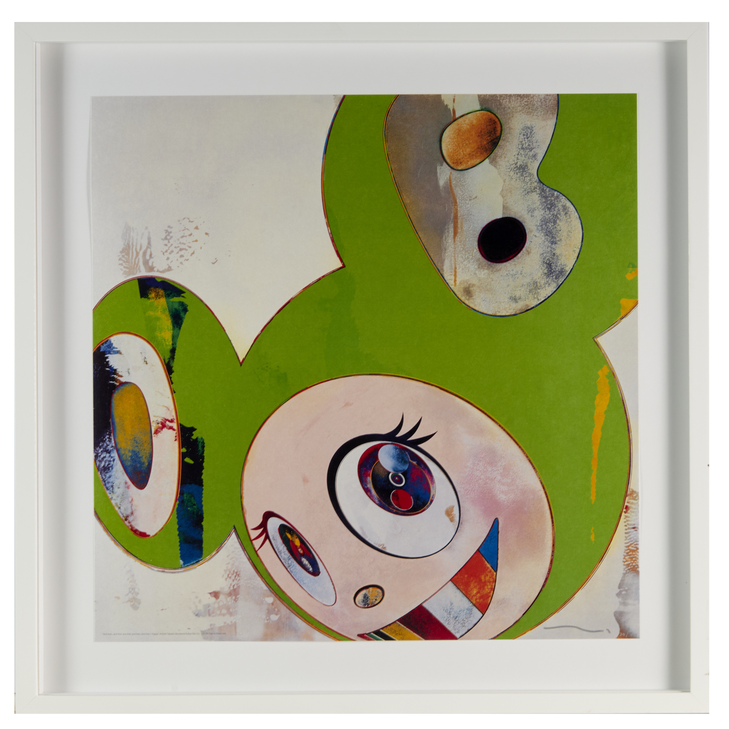 Appraisal: TAKASHI MURAKAMI COLOR LITHOGRAPH Takashi Murakami Japanese b And then