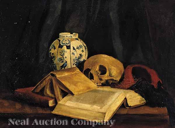 Appraisal: Continental School late th c Memento Mori Literature and the