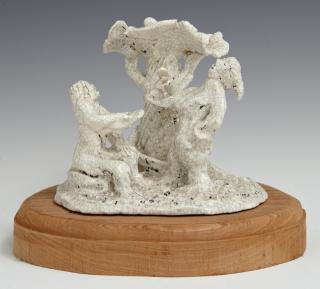 Appraisal: Steele Burden - Louisiana Adam and Eve th c crackle