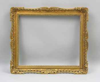 Appraisal: A French Style Open Carved Gilt Frame A - wide