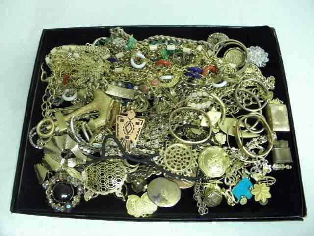 Appraisal: Tray lot of assorted ladies costume jewelry Includes makers such