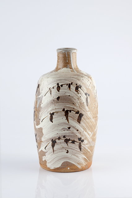 Appraisal: Jim Malone British b at Ainstable PotteryVase circa hakeme glaze