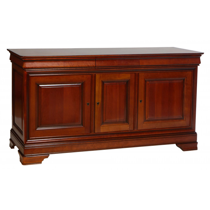 Appraisal: French Louis Philippe Carved Cherry Sideboard th c the rounded