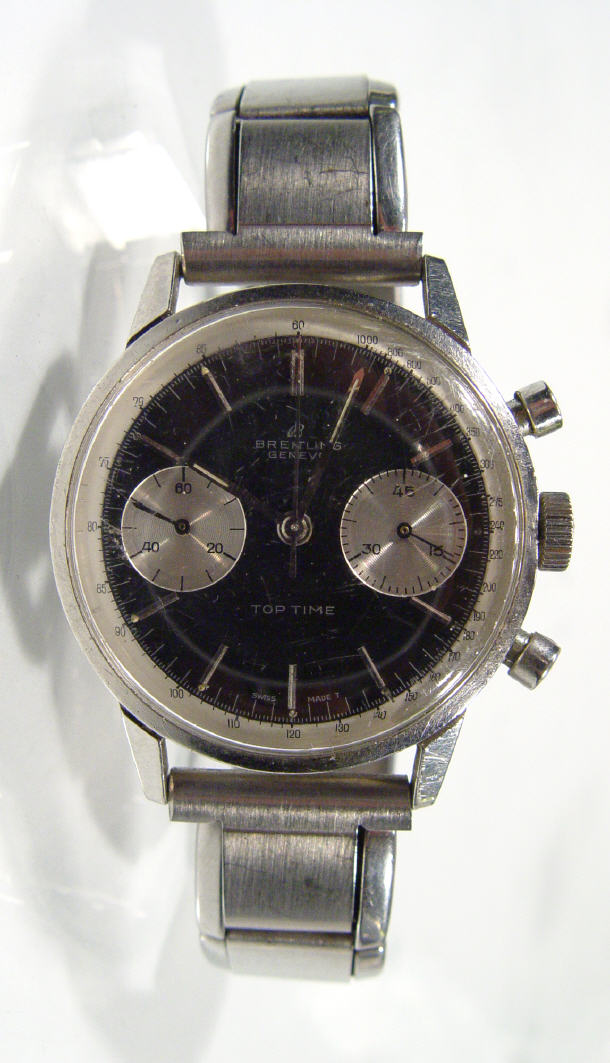 Appraisal: Breitling Top Time gentlemans stainless steel wristwatch with chronograph number