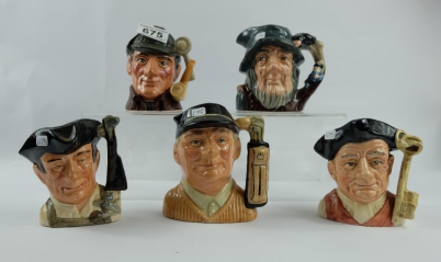 Appraisal: A collection of Royal Doulton small character jugs to include