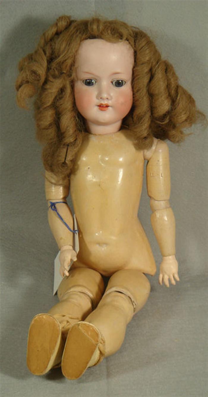 Appraisal: A M bisque doll jointed body size Estimate -