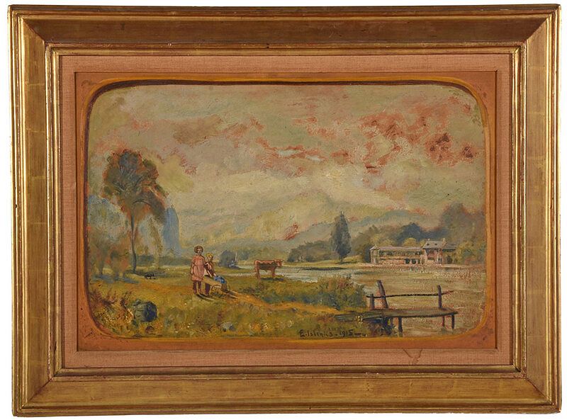 Appraisal: Louis Michel Eilshemius American - Delaware Water Gap signed lower