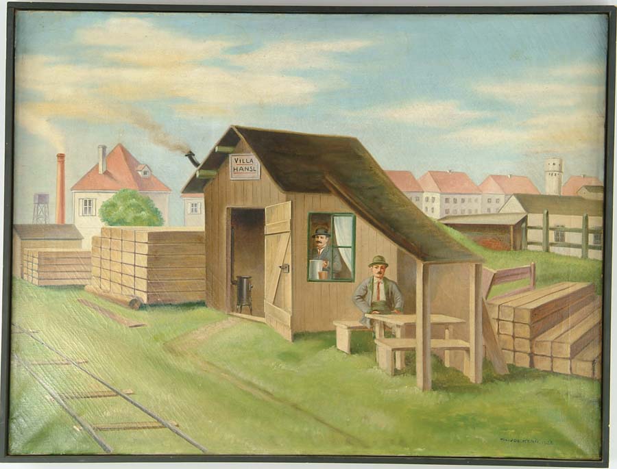 Appraisal: JOS KERN European Early th Century WAITING FOR THE TRAIN