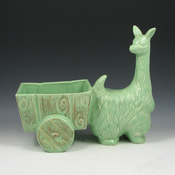 Appraisal: Hull Capri Llama Planter - Mint Capri Llama planter in