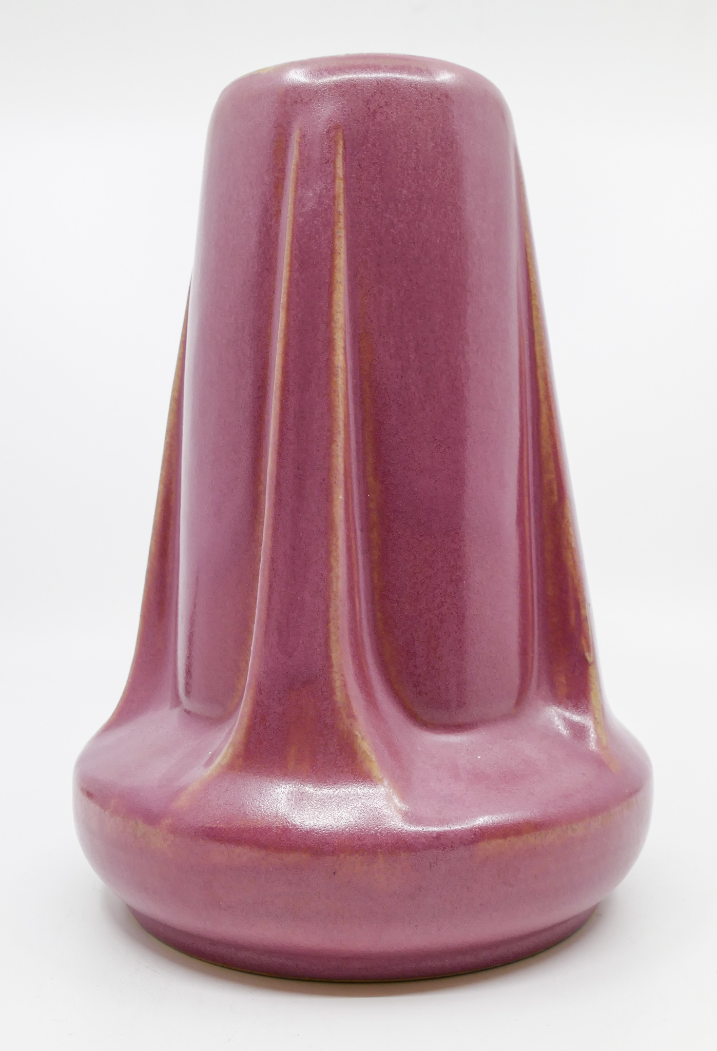 Appraisal: Fulper Pink Buttress Pottery Vase '' - David Rago label