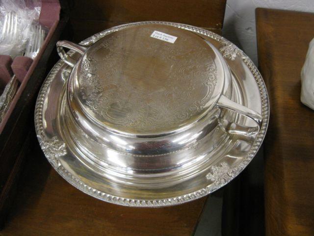 Appraisal: Gorham Silverplate Round Covered Entree Dish diameter