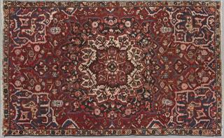 Appraisal: Persian Isfahan Carpet ' x ' Persian Isfahan Carpet '