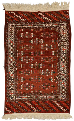 Appraisal: Finely Woven Tribal Rug Central Asia th century probably Yomut