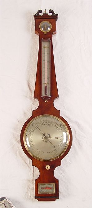 Appraisal: G BIANCHO LONDON BANJO BAROMETER Signed G Biancho from London