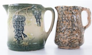 Appraisal: Roseville Pottery Pitchers Pair Two pieces of American pottery to