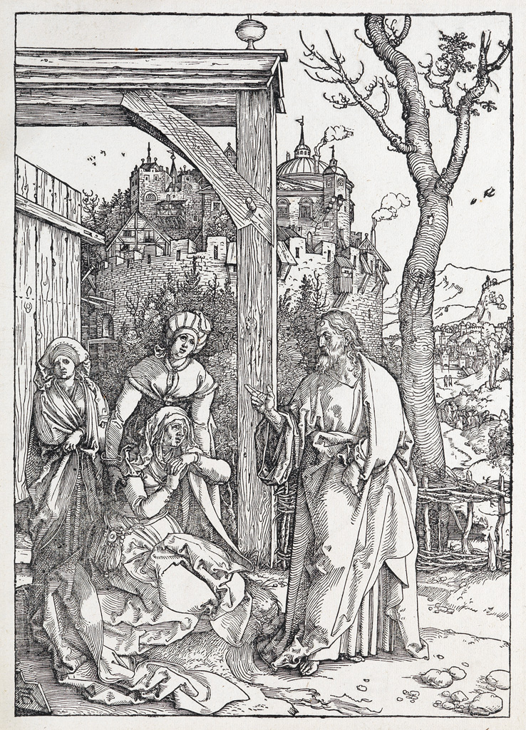 Appraisal: ALBRECHT D RER Christ Taking Leave from his Mother Woodcut