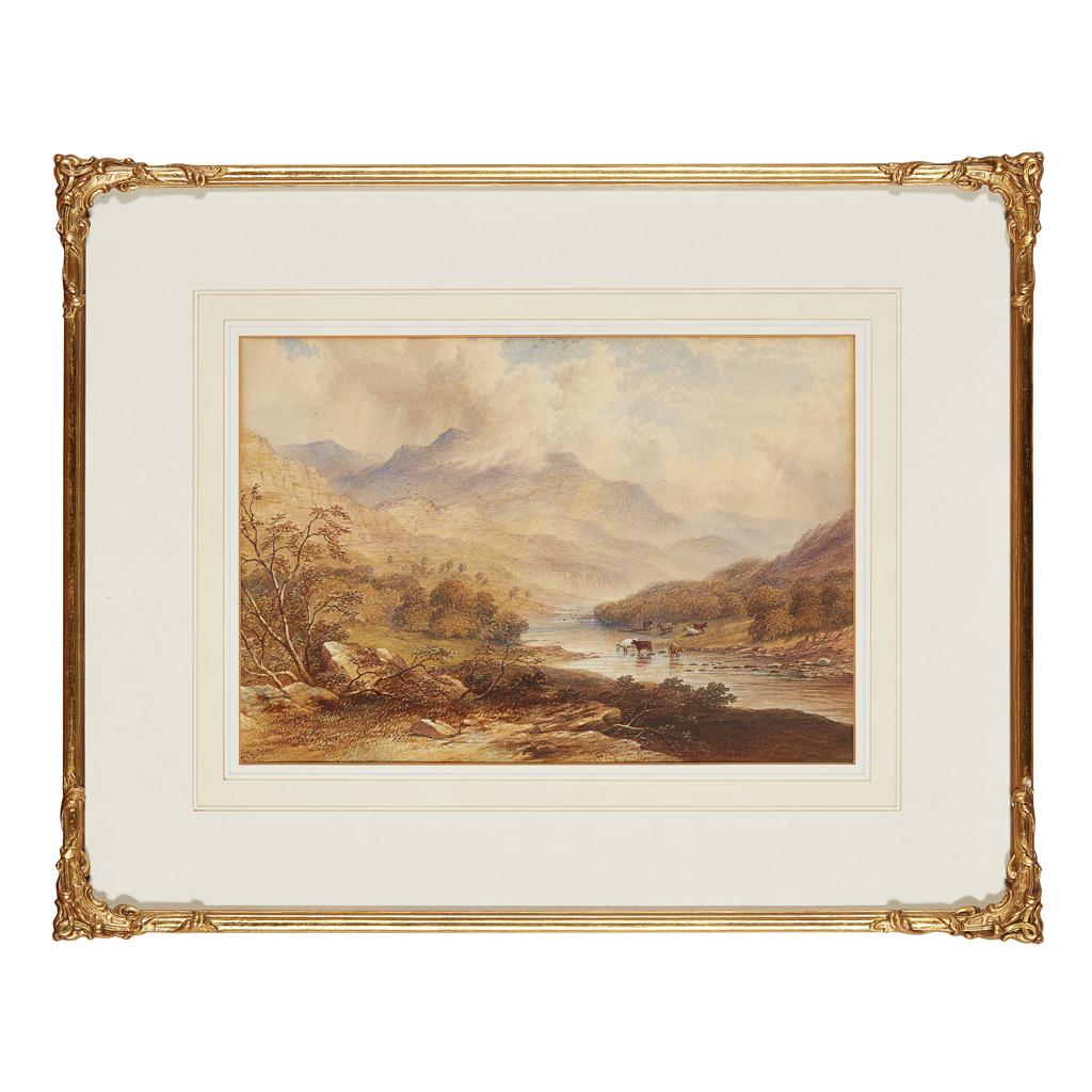 Appraisal: CHARLES FREDERICK BUCKLEY BRITISH - PAIR OF HIGHLAND SCENES WITH