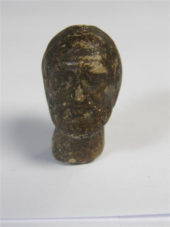 Appraisal: Roman pottery head PROVENANCE Thetis Blacker