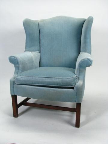 Appraisal: Chinese Chippendale Style Wing Chair