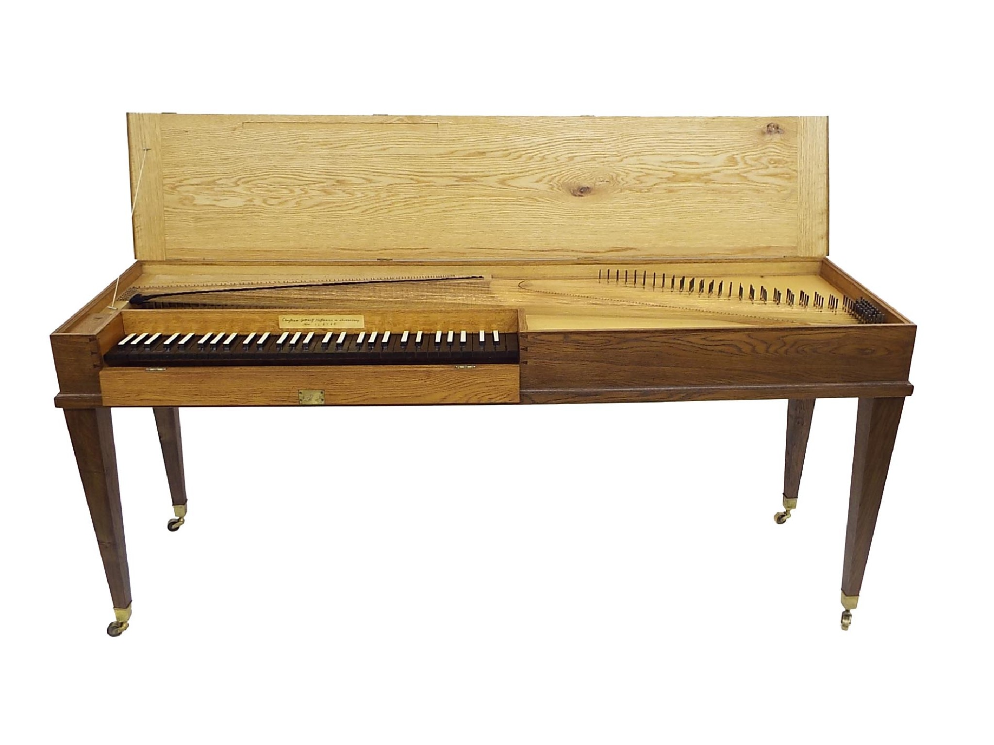 Appraisal: Unfretted clavichord after Christian Gotthelf Hoffmann Ronnesburg in Ronneburg by