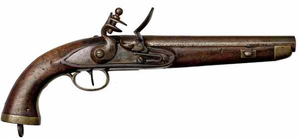 Appraisal: Belgian Miltary Flintlock Holster Pistol cal '' round barrel smoothbore