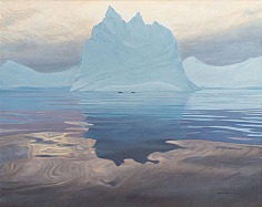 Appraisal: Robert Bateman Present Antarctic Evening - Humpback Whalesacrylic on canvas