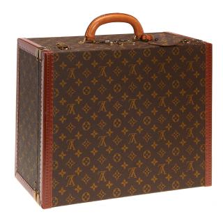 Appraisal: Louis Vuitton Monogram hard sided suitcase Louis Vuitton Monogram hard