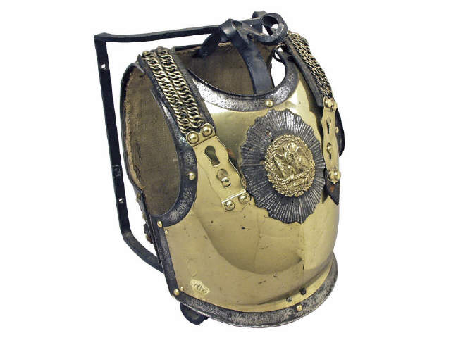 Appraisal: Mexican Breast plate from Maxmillian era circa on forged wrought